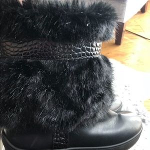Aquatalia Kamila Faux Fur Boots